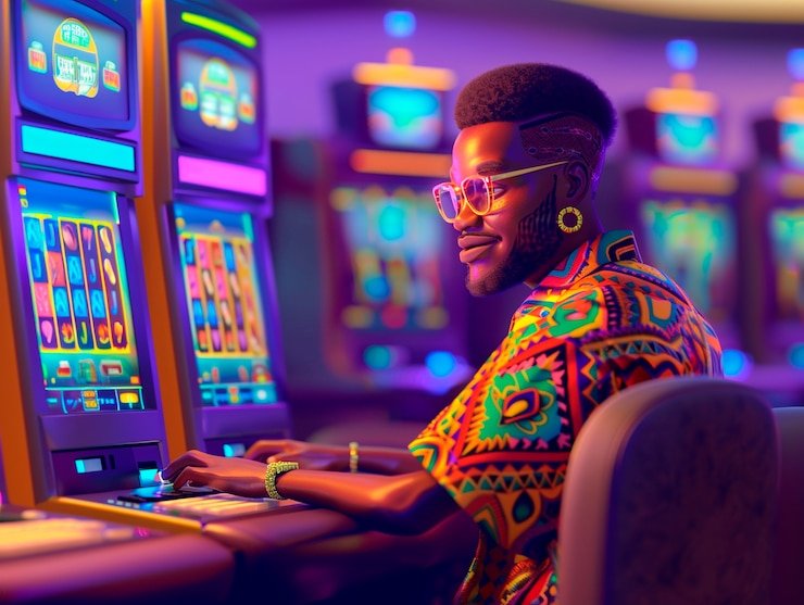 Tampilan layar bonus Relax Gaming dengan pengganda dan fitur khusus